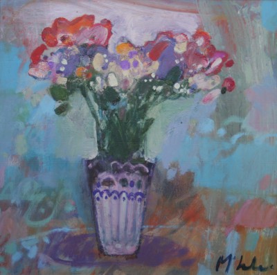 Wild Poppies and Sweet William